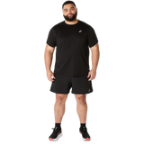 ASICS Road short de course à pied 5 po homme - Noir Performance / Gris Graphite