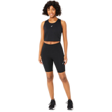ASICS Road Sprinter cuissard 8 po à taille haute femme - Noir performance