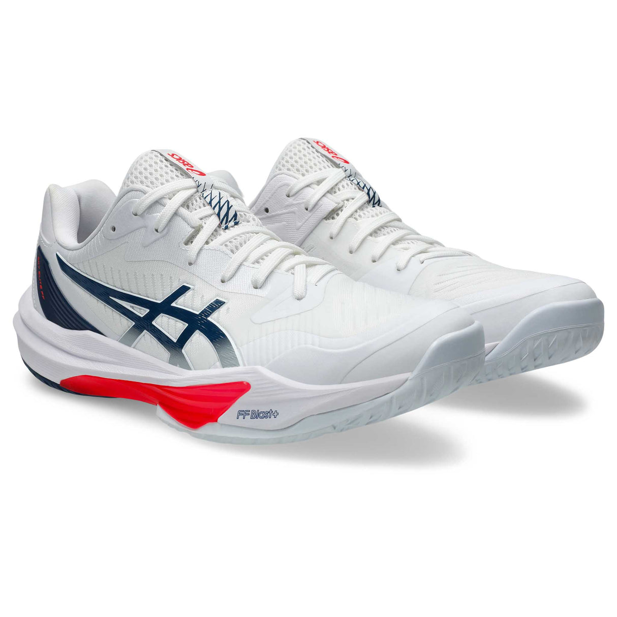 ASICS Sky Elite FF 3 Men Volleyball Shoes  - White / Mako Blue