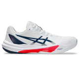 ASICS Sky Elite FF 3 Men Volleyball Shoes  - White / Mako Blue