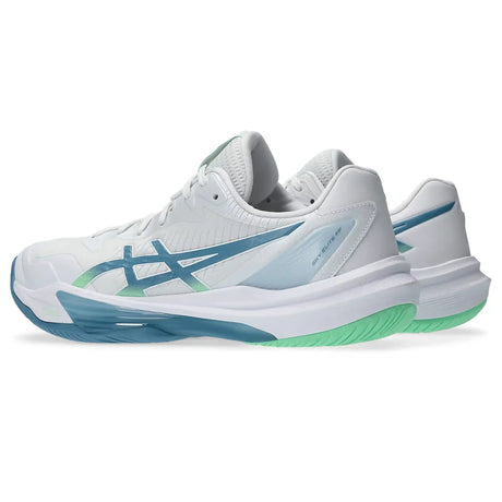 ASICS Sky Elite FF 3 chaussures de volley-ball homme - White / Saba Blue