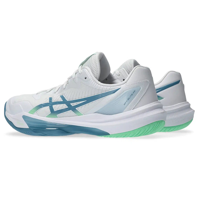 ASICS Sky Elite FF 3 chaussures de volley-ball homme - White / Saba Blue