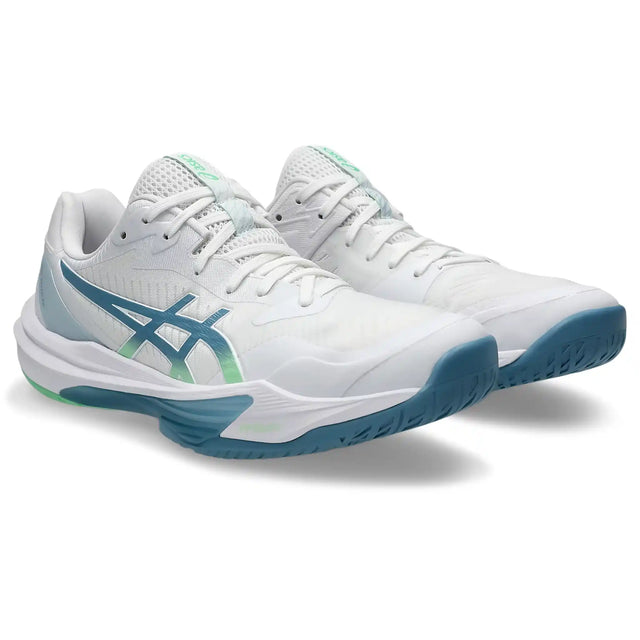 ASICS Sky Elite FF 3 chaussures de volley-ball homme - White / Saba Blue