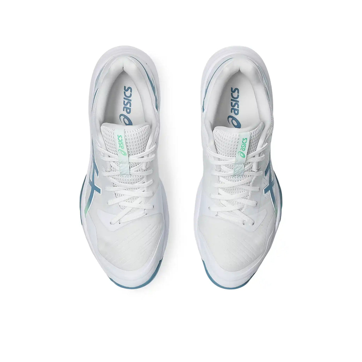 ASICS Sky Elite FF 3 chaussures de volley-ball homme - White / Saba Blue