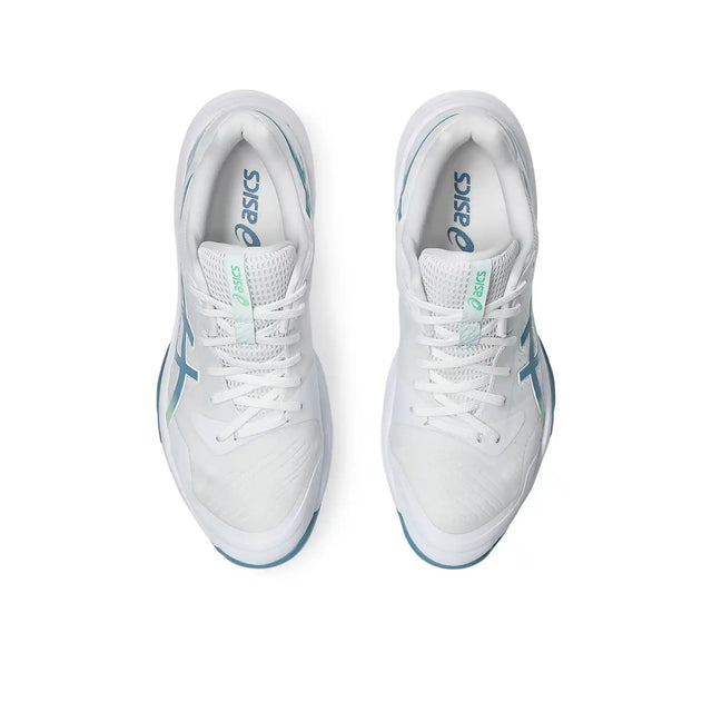 ASICS Sky Elite FF 3 chaussures de volley-ball homme - White / Saba Blue