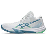 Asics Sky Elite FF MT 3 Men's Volleyball Shoes - White / Saba Blue