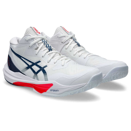 ASICS Sky Elite FF MT 3 souliers de volleyball homme - White / Mako Blue