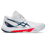 ASICS Sky Elite FF MT 3 souliers de volleyball homme - White / Mako Blue