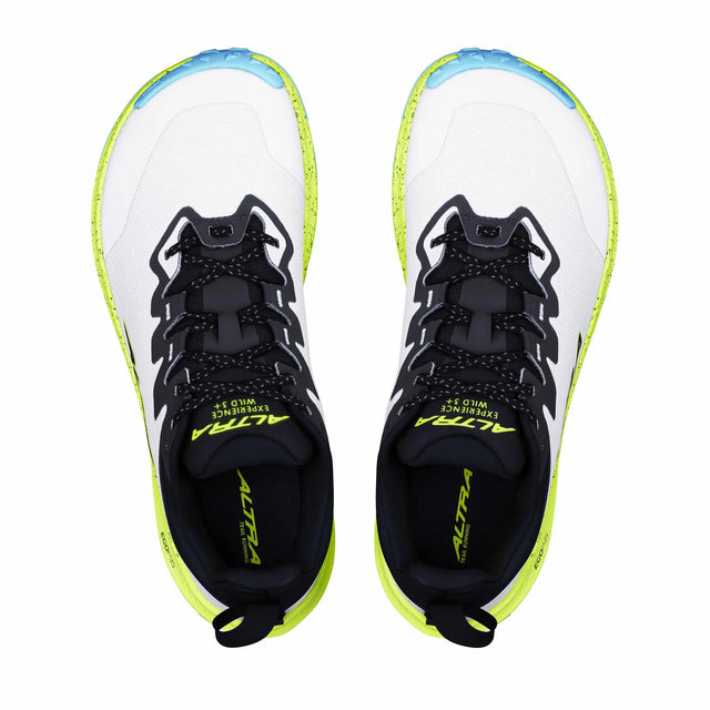 Altra Experience Wild 3+ Men's Trail Running Shoes - White / Lime