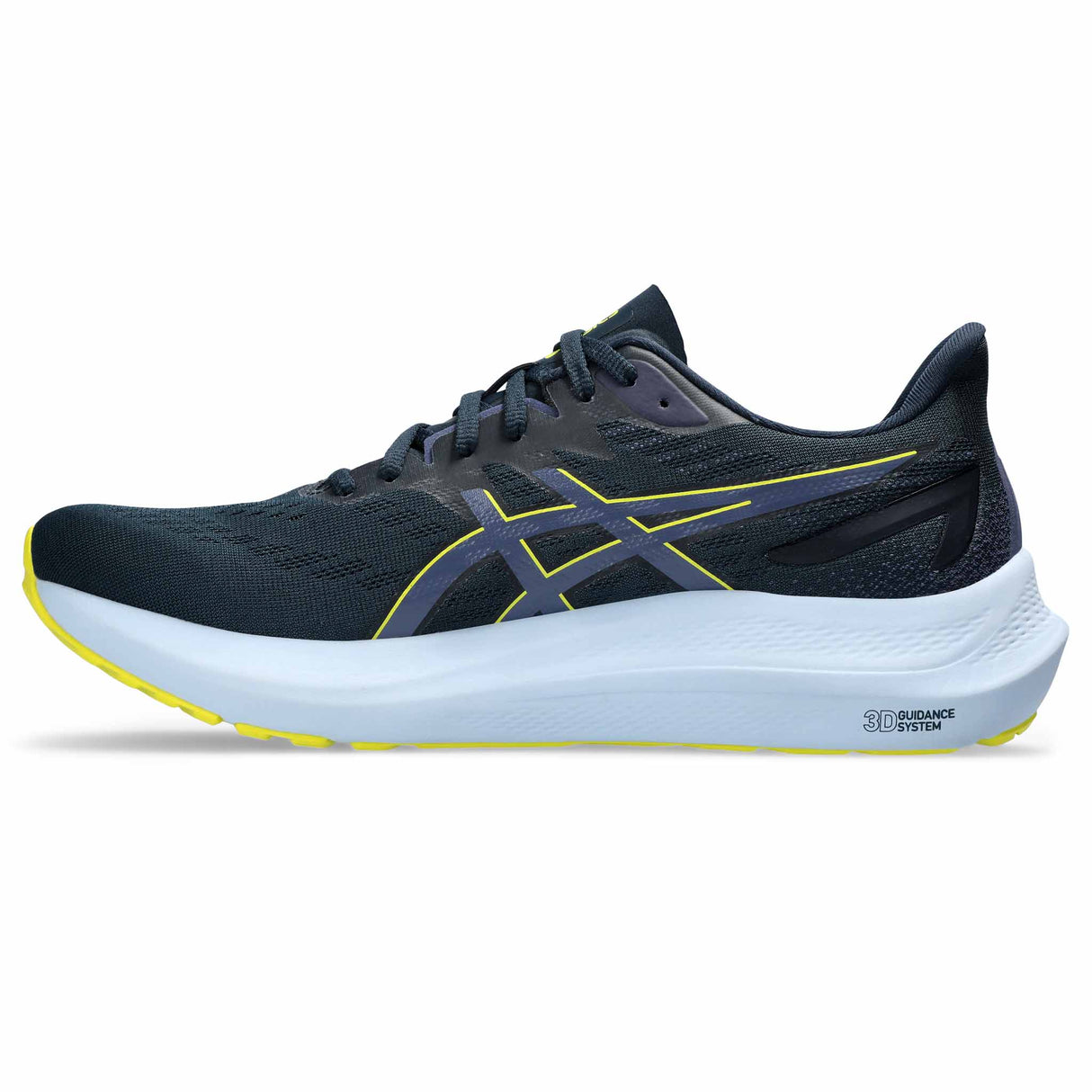 ASICS GT-2000 12 chaussures de course à pied pour homme - French Blue / Bright Yellow