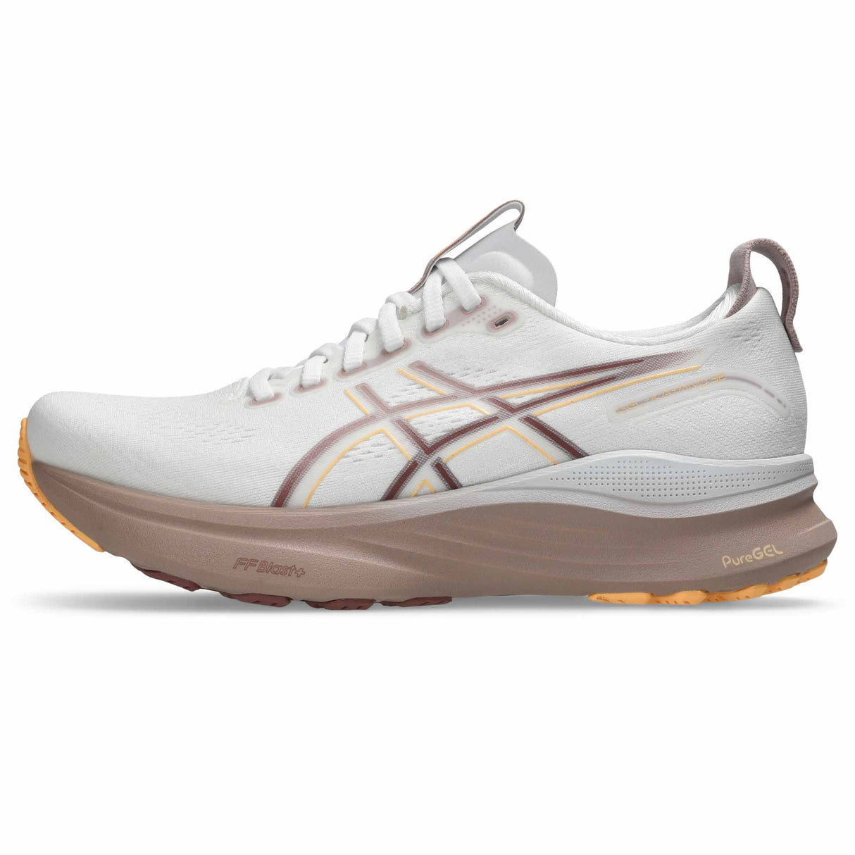 Asics Gel-Kayano 32 Women's Running Shoes - White / Orange Glow