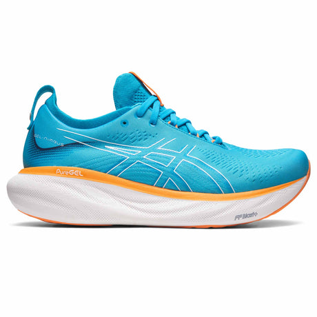 ASICS Gel Nimbus 25 chaussures de course à pied pour homme - Island Blue / Sun Peach