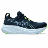 ASICS Gel Nimbus 26 chaussures de course à pied pour homme - French Blue / Electric Lime