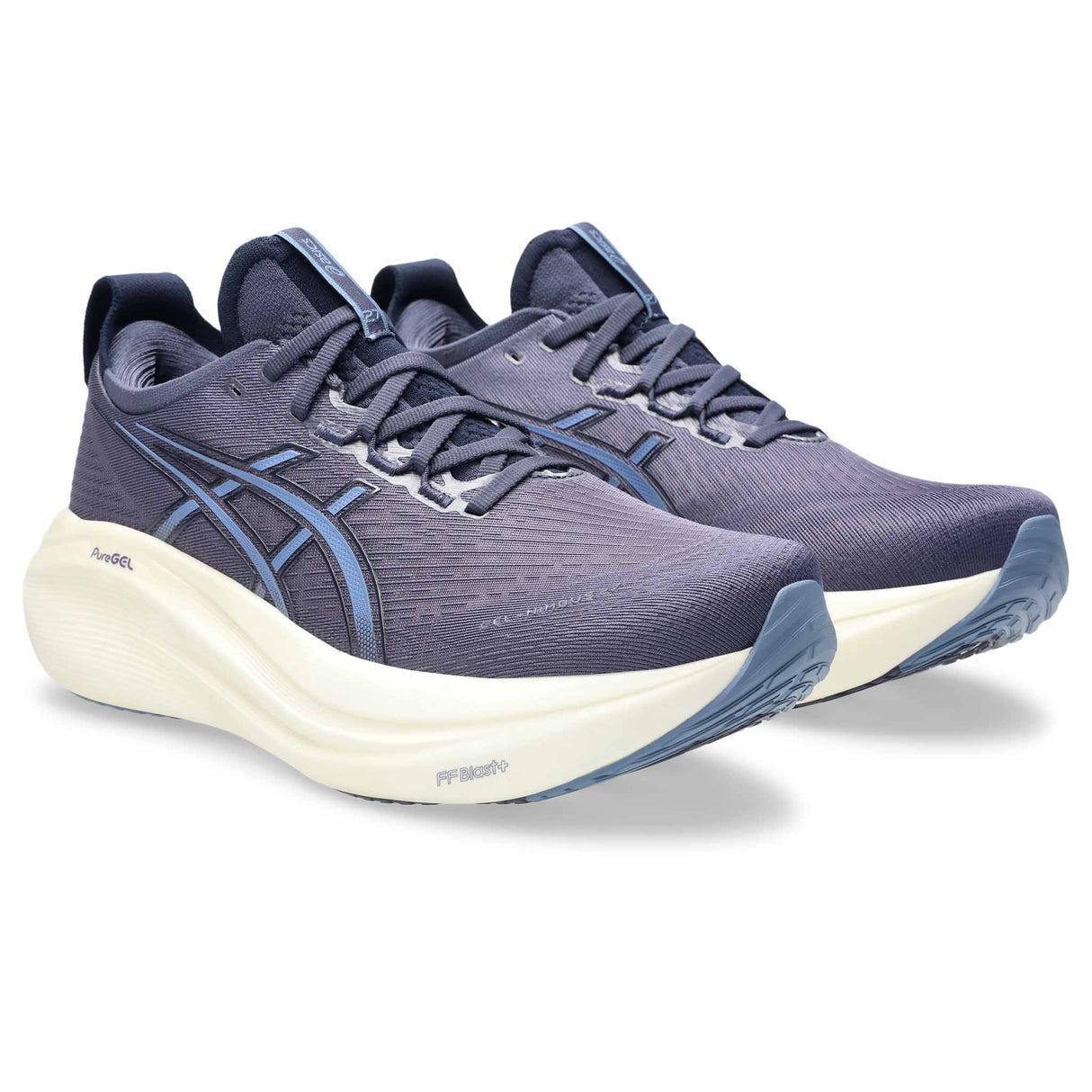 Asics Gel-Nimbus 27 Men's Running Shoes - Indigo Fog / Denim Blue