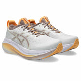 Asics Gel-Nimbus 27 Women's Running Shoes - White / Fawn