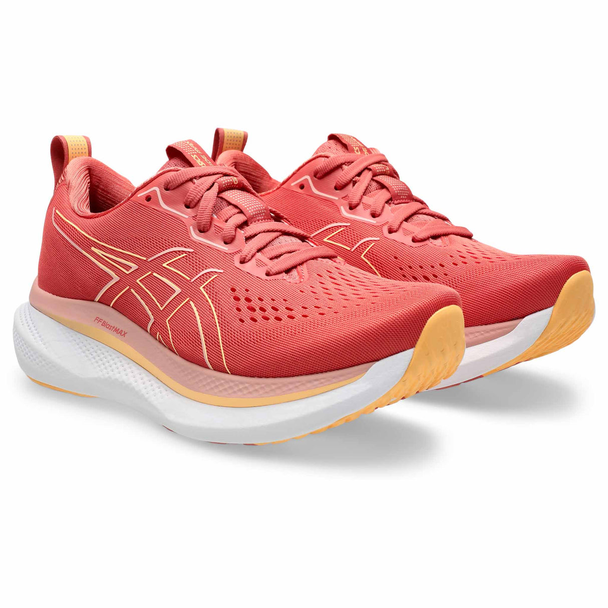 Asics Glideride Max Women's Running Shoes - Dark Pink Clay / Orange Glow