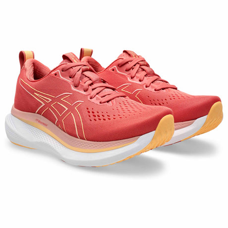 Asics Glideride Max Women's Running Shoes - Dark Pink Clay / Orange Glow