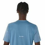 ASICS Icon T-shirt de course à pied à manches courtes pour homme - Bleu