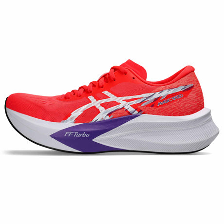 Asics Magic Speed 4 Women's Running Shoes - Flash Red / White