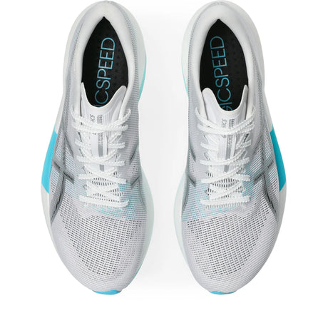 Asics Magic Speed 5 Unisex Carbon Plate Running Shoes - White / Pure Silver
