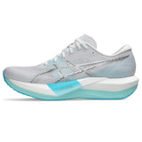 Asics Magic Speed 5 Unisex Carbon Plate Running Shoes - White / Pure Silver