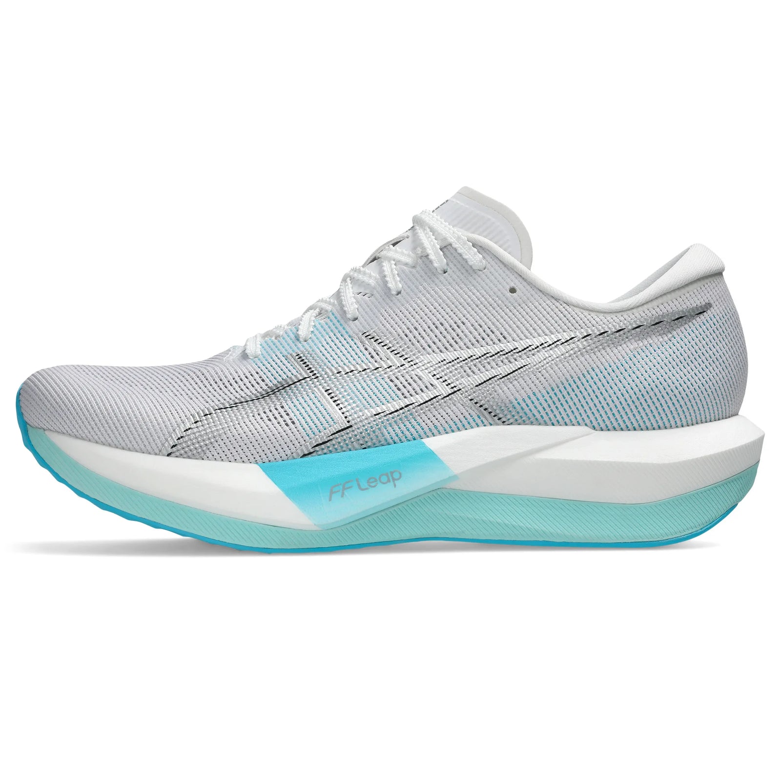 Asics Magic Speed 5 Unisex Carbon Plate Running Shoes - White / Pure Silver