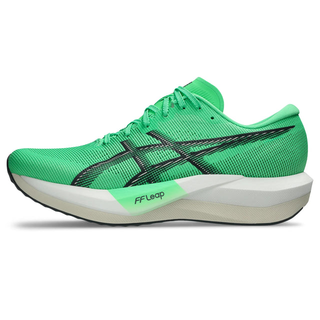 Asics Magic Speed 5 Unisex Carbon Plated Running Shoes - Vital Green / Carrier Grey