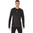 ASICS Road Seamless long-sleeve running top for men, Performance Black — front view