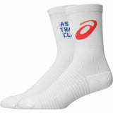 Asics Track Club Performance Crew Running Socks - Brilliant White / Multi