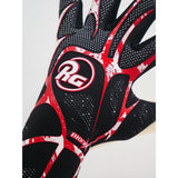 RG Bionix 26-27 goalkeeper gloves, black and red - view 3