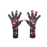 RG Bionix 26-27 goalkeeper gloves, black and red - view 4