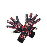 RG Bionix 26-27 goalkeeper gloves, black and red - view 8