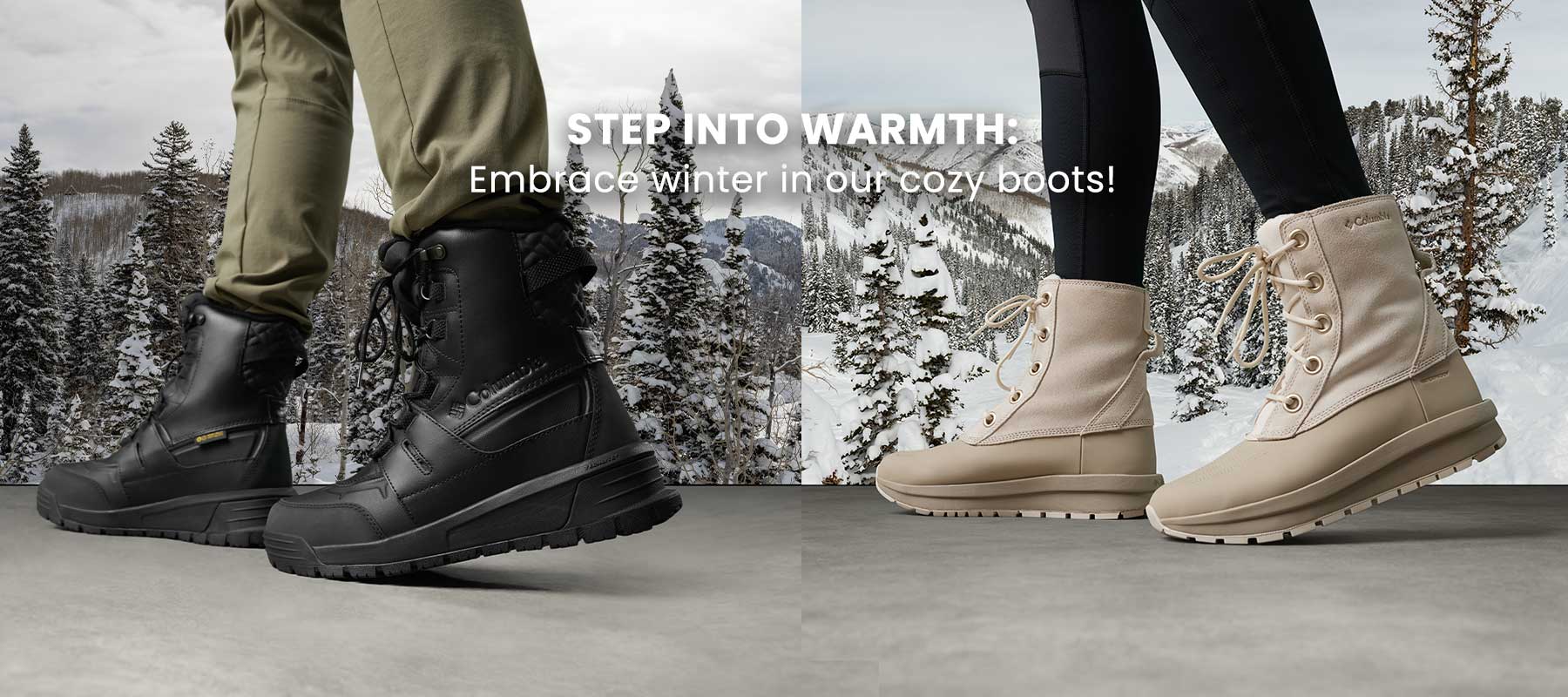 Step into warmth: Embrace winter in our cozy boots!