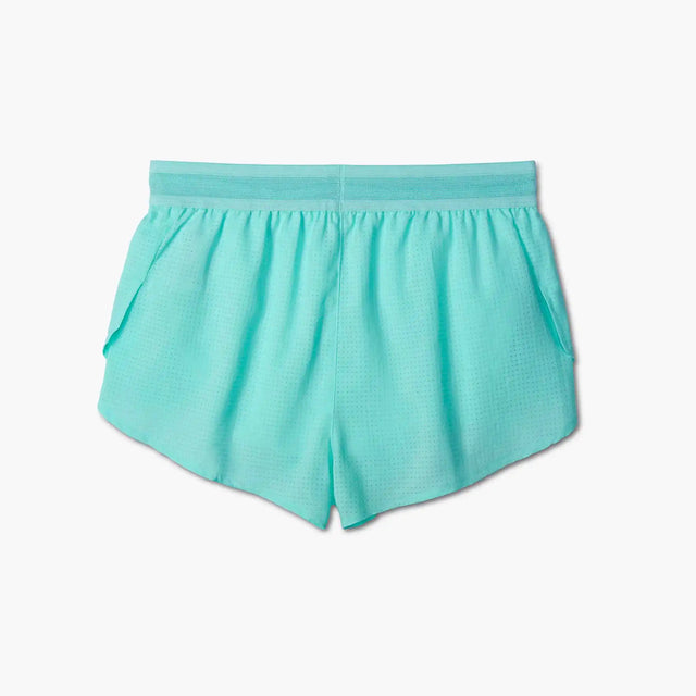 Brooks Pro Kit Split short de course à pied 2 po pour femme - Bright Cyan