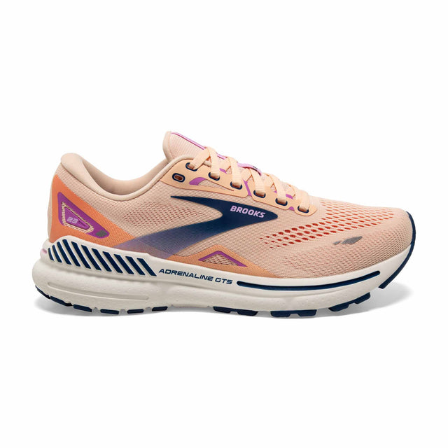 Brooks Adrenaline GTS 23 chaussures de course à pied femme - Apricot/Estate Blue/Orchid