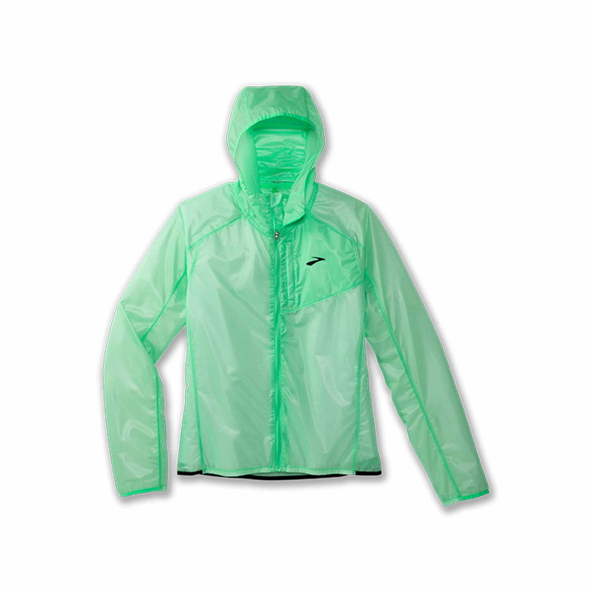 Brooks All Altitude Jacket veste de course à pied femme - Neo Green / Black