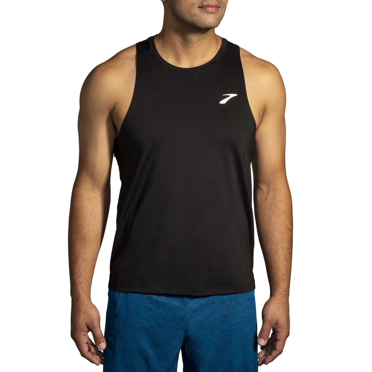 Camisole de course a pied Brooks Atmosphere Singlet 2.0 pour homme - noir face