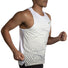 Camisole de course a pied Brooks Atmosphere Singlet 2.0 pour homme - white interval gradient live