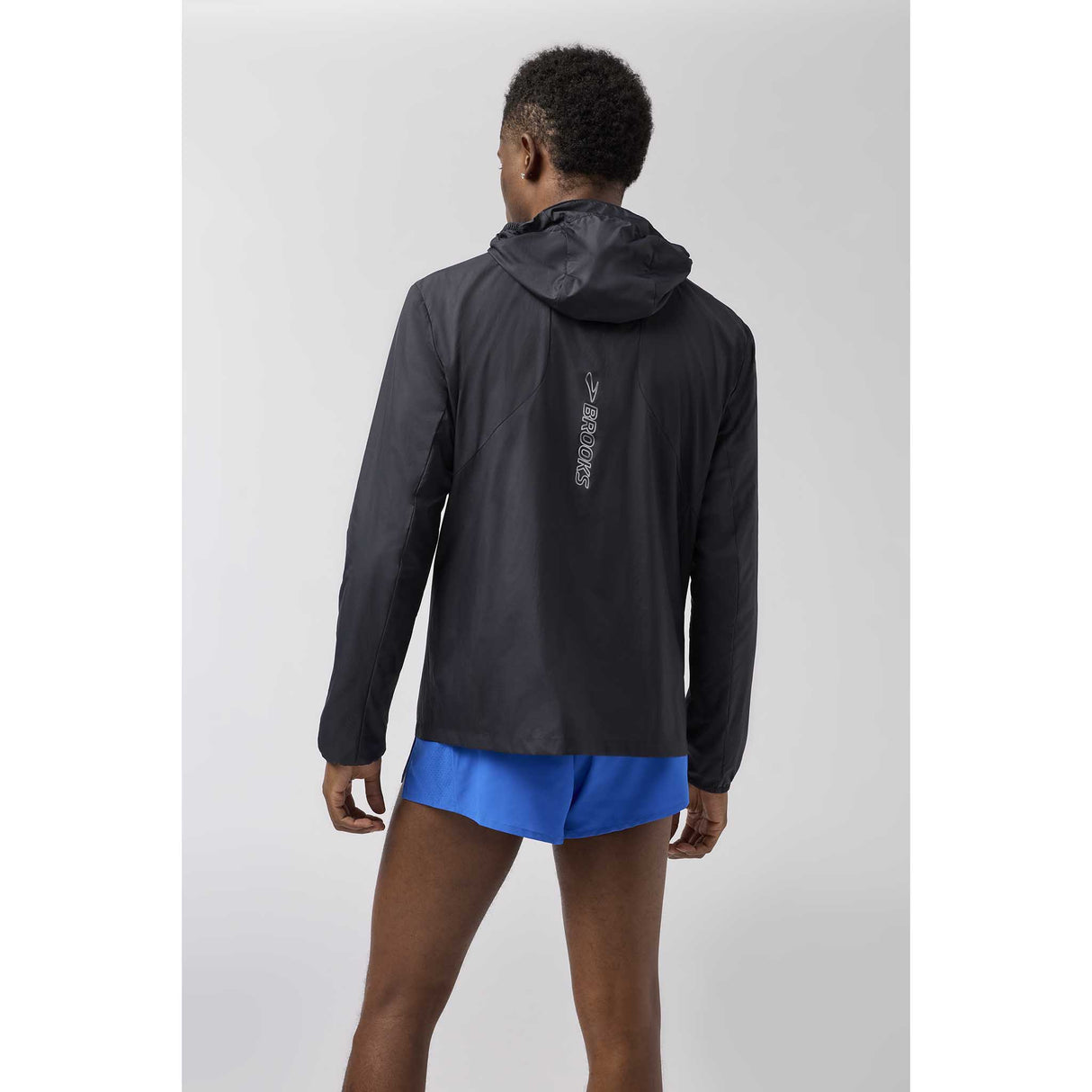 Brooks Canopy Packable Jacket Homme dos - Noir
