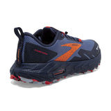 Brooks Cascadia 17 GTX souliers trail running femme talon- Navy/Bittersweet/Peacoat