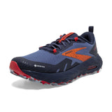 Brooks Cascadia 17 GTX souliers trail running femme pointe- Navy/Bittersweet/Peacoat