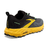 Brooks Cascadia 17 chaussures de course à pied trail homme talon - Lemon Chrome / Sedona Sage