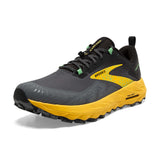 Brooks Cascadia 17 chaussures de course à pied trail homme pointe - Lemon Chrome / Sedona Sage