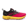 Brooks Cascadia 17 chaussures de course à pied trail femme - Diva Pink / Black / Lemon Chrome