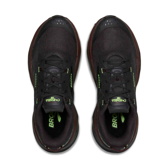 Brooks Cascadia 19 chaussures de course à pied trail homme - Phantom / Rum Raisin / Green