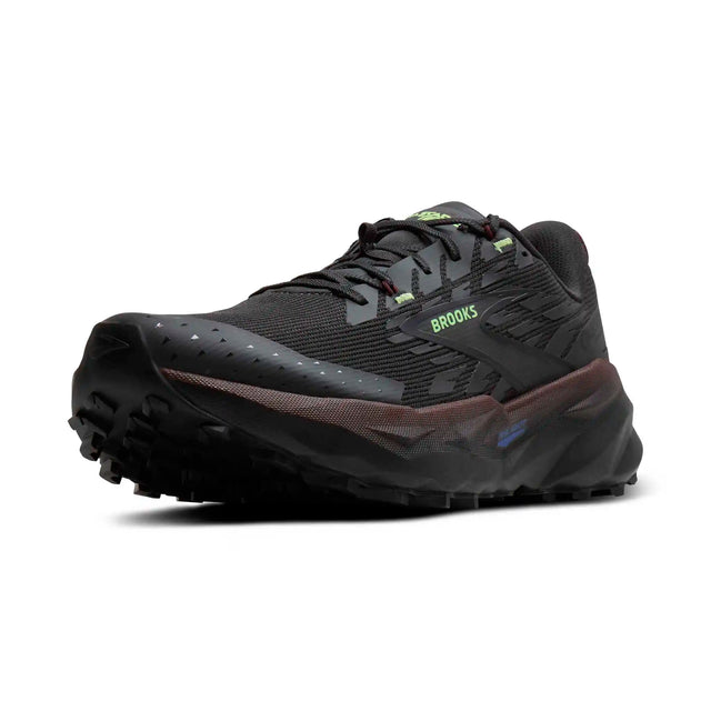 Brooks Cascadia 19 chaussures de course à pied trail homme - Phantom / Rum Raisin / Green