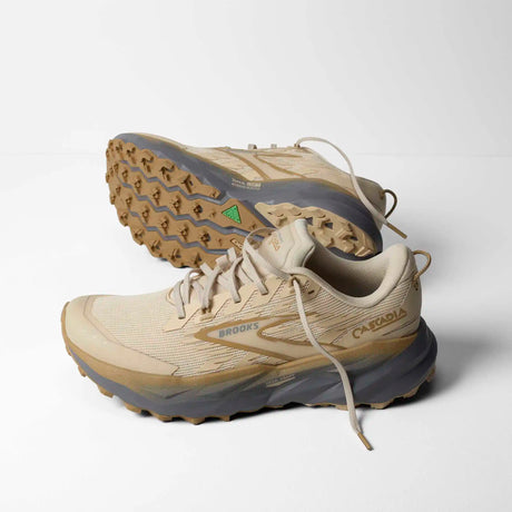 Brooks Cascadia 19 chaussures de course à pied trail femme - Sand / Primer / Starfish