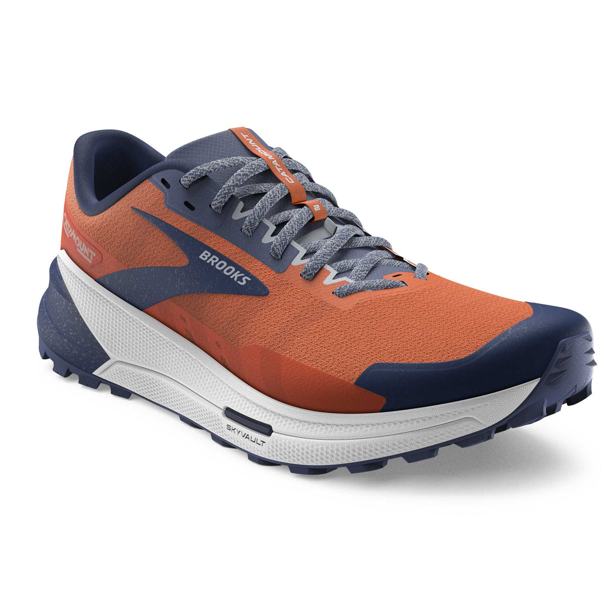 Brooks Catamount 2 chaussures de course à pied trail homme pointe-Firecracker / Navy / Blue