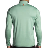 Brooks Dash 1/2 Zip 2.0 chandail de course à pied homme dos- sauge chiné