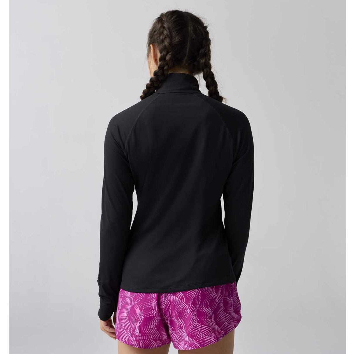 Brooks Dash 1/2 Zip 3.0 chandail de course à pied femme dos- Noir